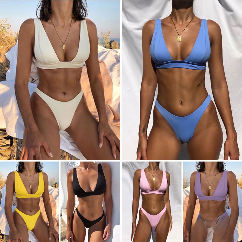 Womens Two-Piece Swimsuit Bikini Set 2