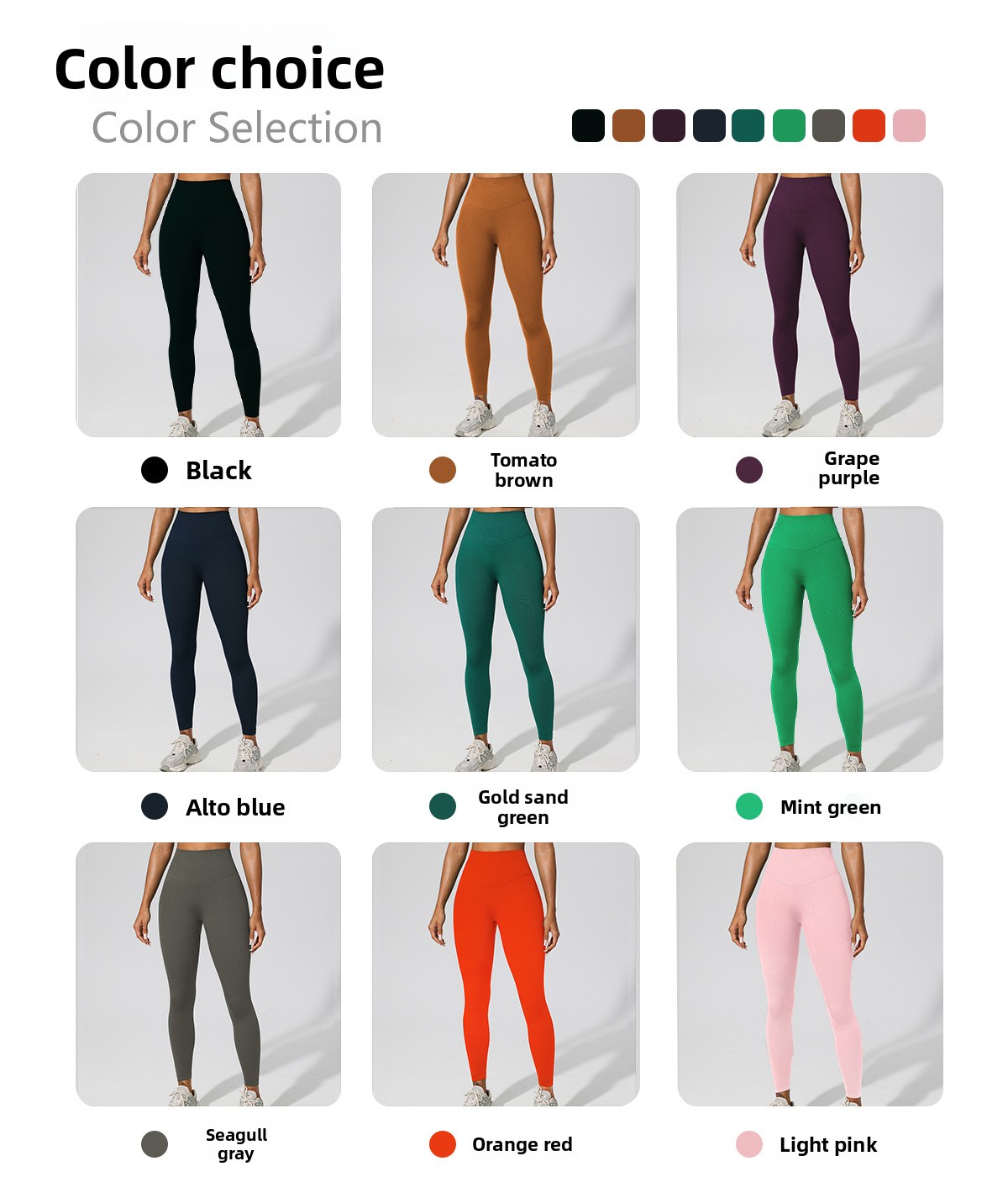 Womens High-Waist Yoga Fitness Pants 5