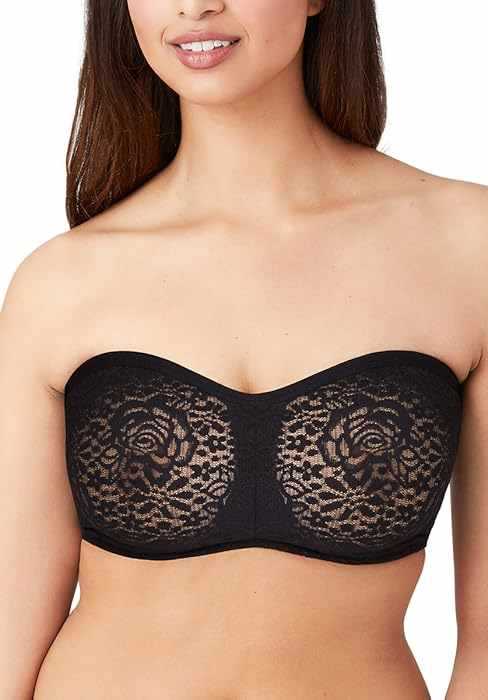 Halo Lace Strapless, Style 854205, Black