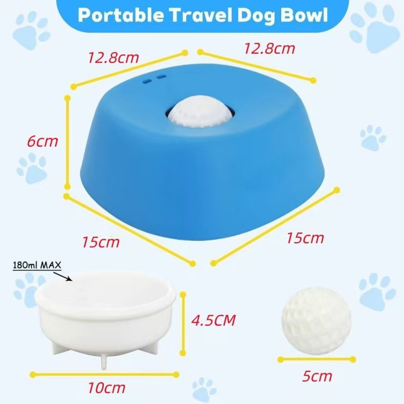 Interactive licking bowl slow feeder spherical anti-slip base