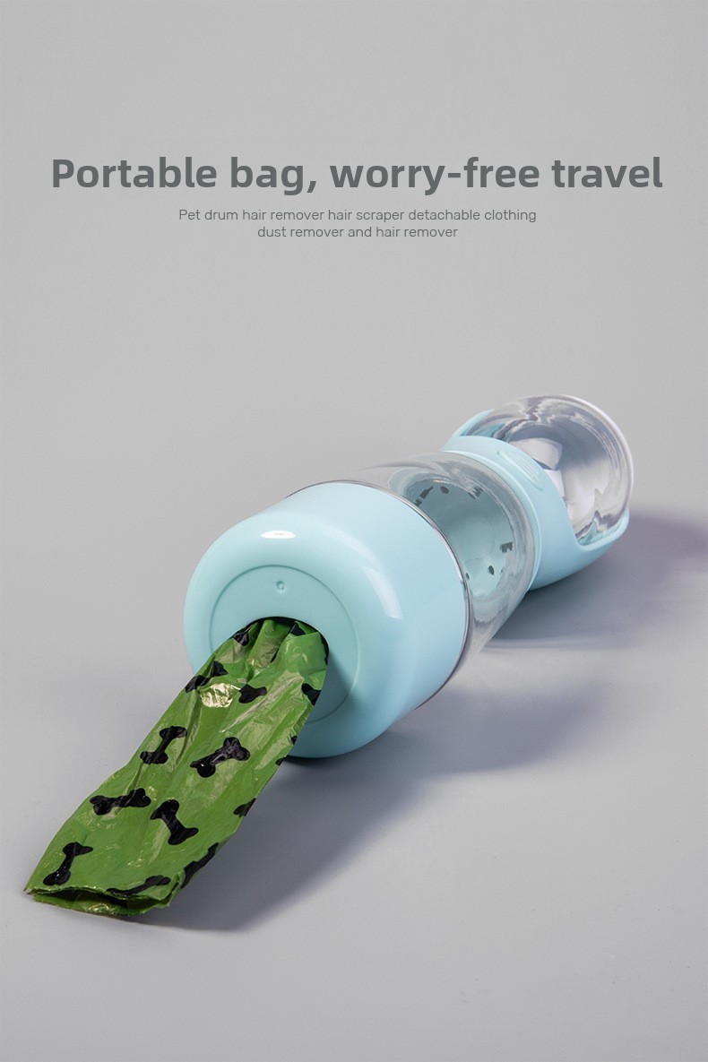 Dog outdoor water bottle food bowl colour options sky blue mustard green pink navy