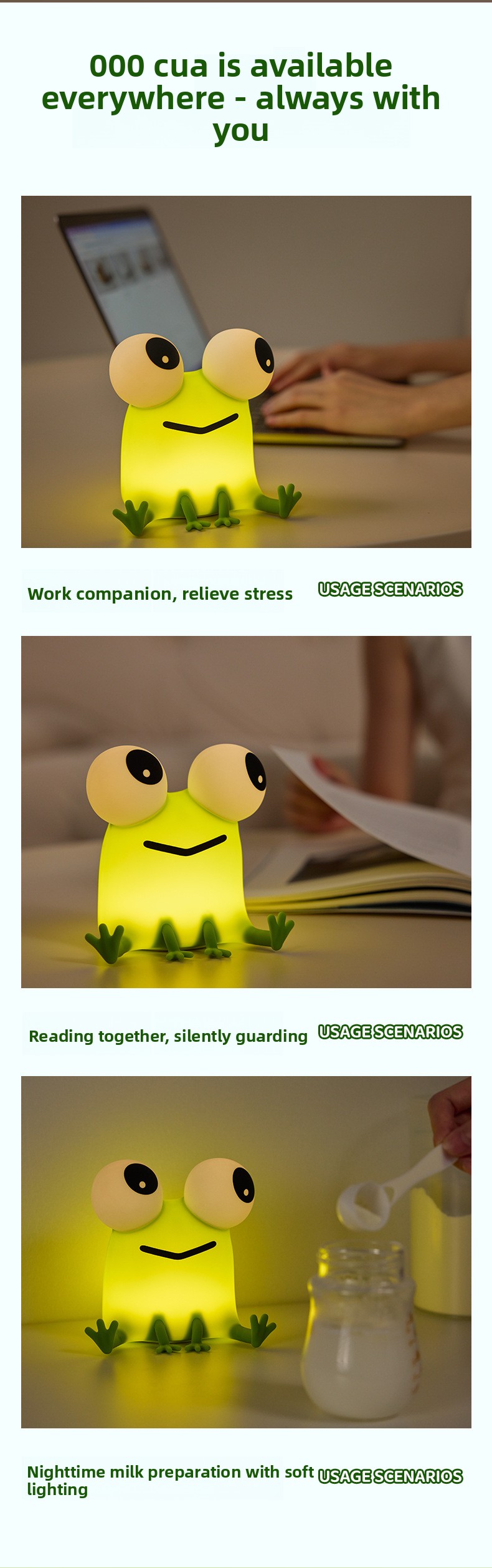 Cute Silicone Frog Night Light 8 008d4945 352d 479f 903f 64c876a4958f