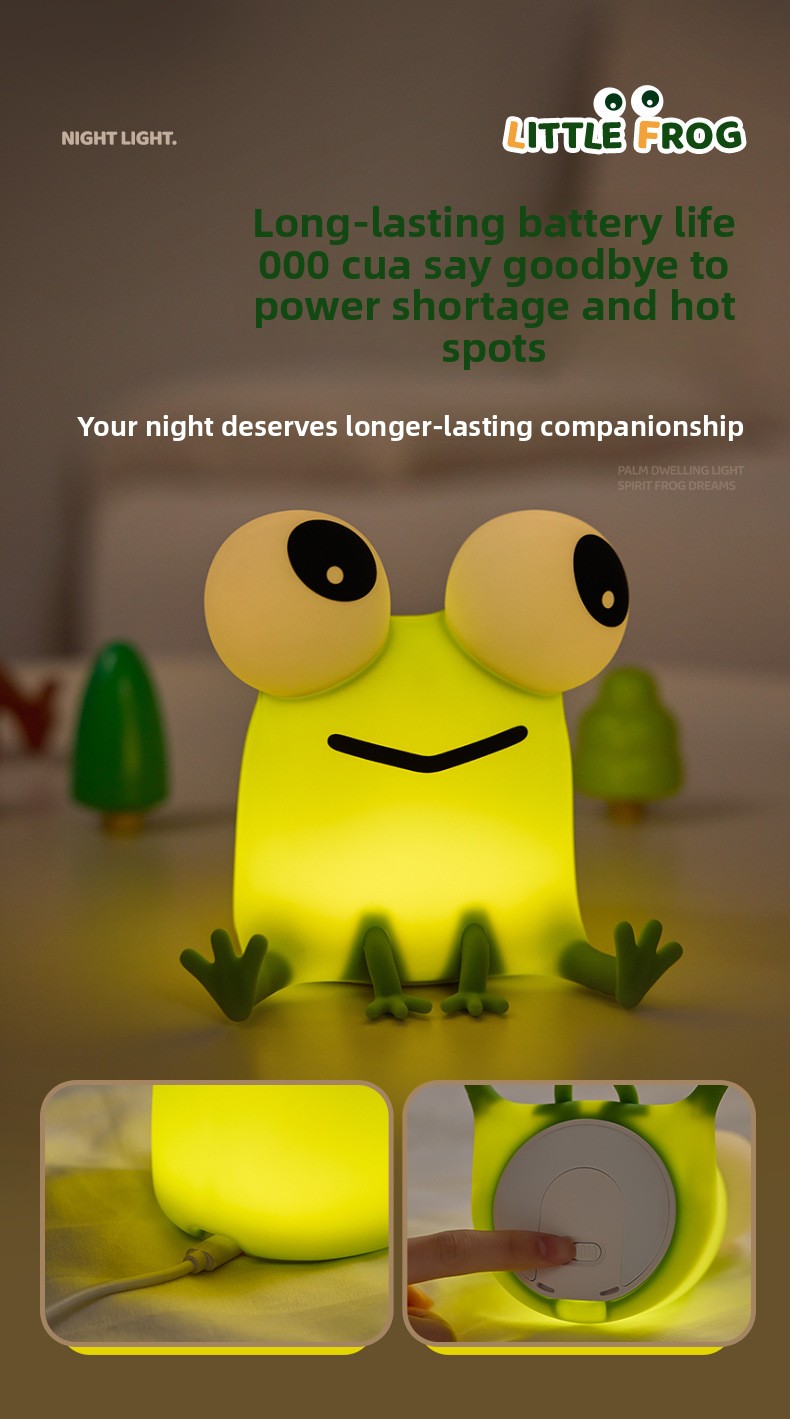 Cute Silicone Frog Night Light 5 7819ab4e c460 4610 af06 fdcf16ed1dd6
