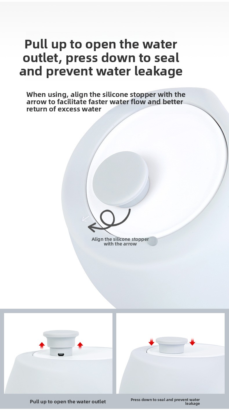 Foldable dog water bottle with silicone bowl compact travel size