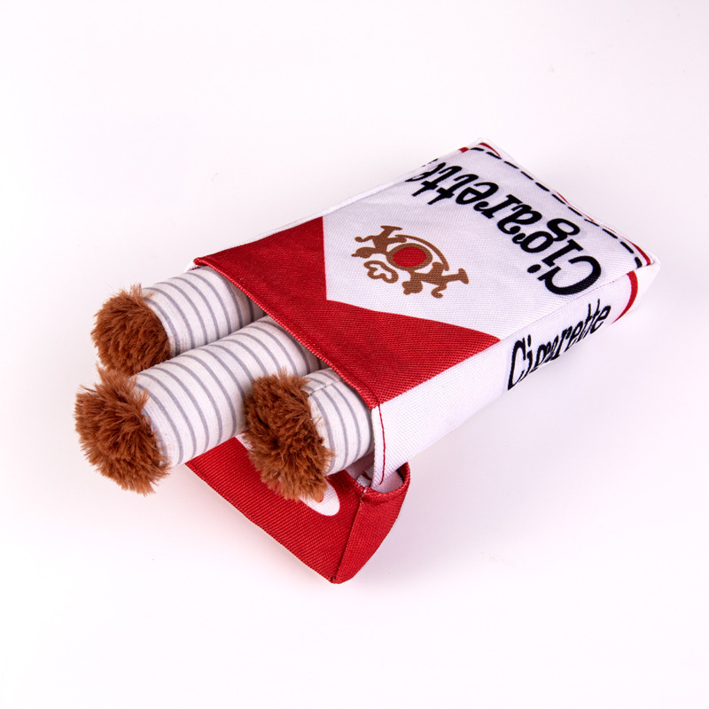 Squeaky dog toy suit set and single piece variants