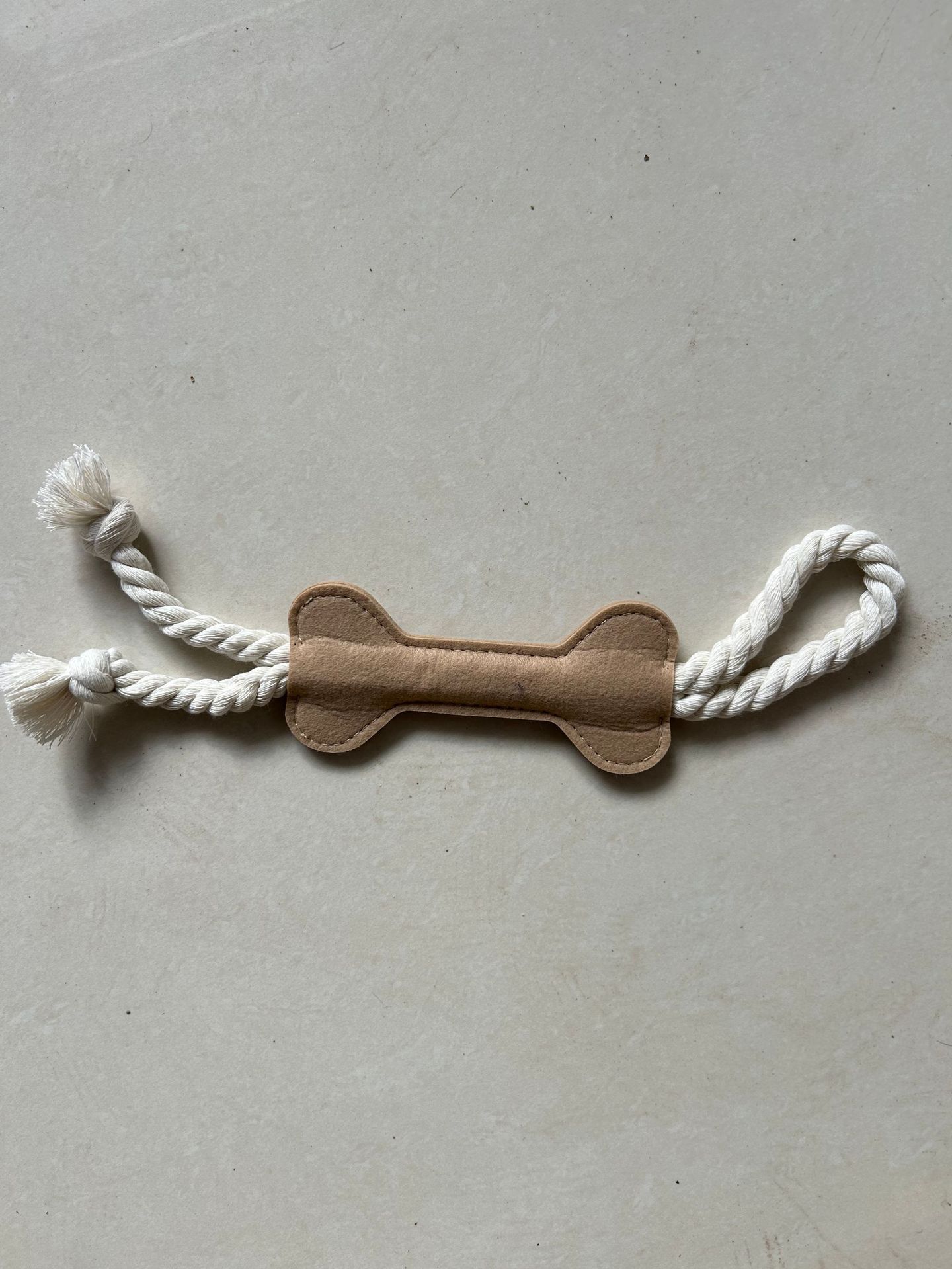 Felt dog bone chew toy product overview all colours