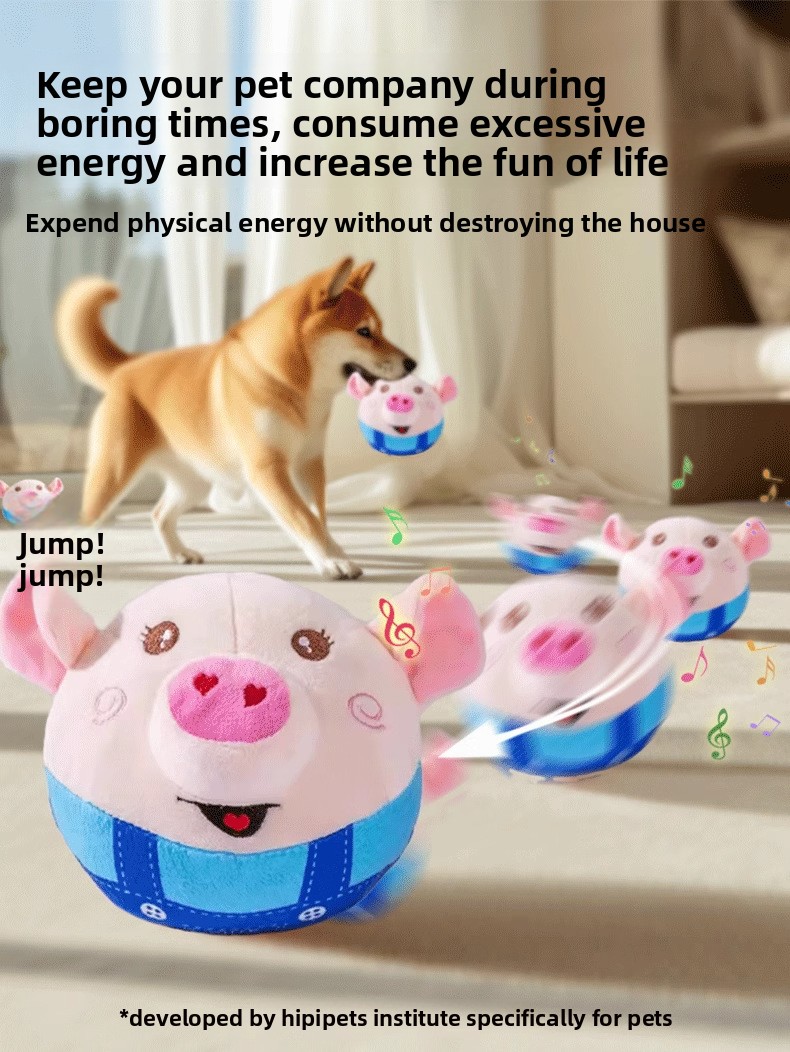 Jumping ball interactive dog toy packing list contents