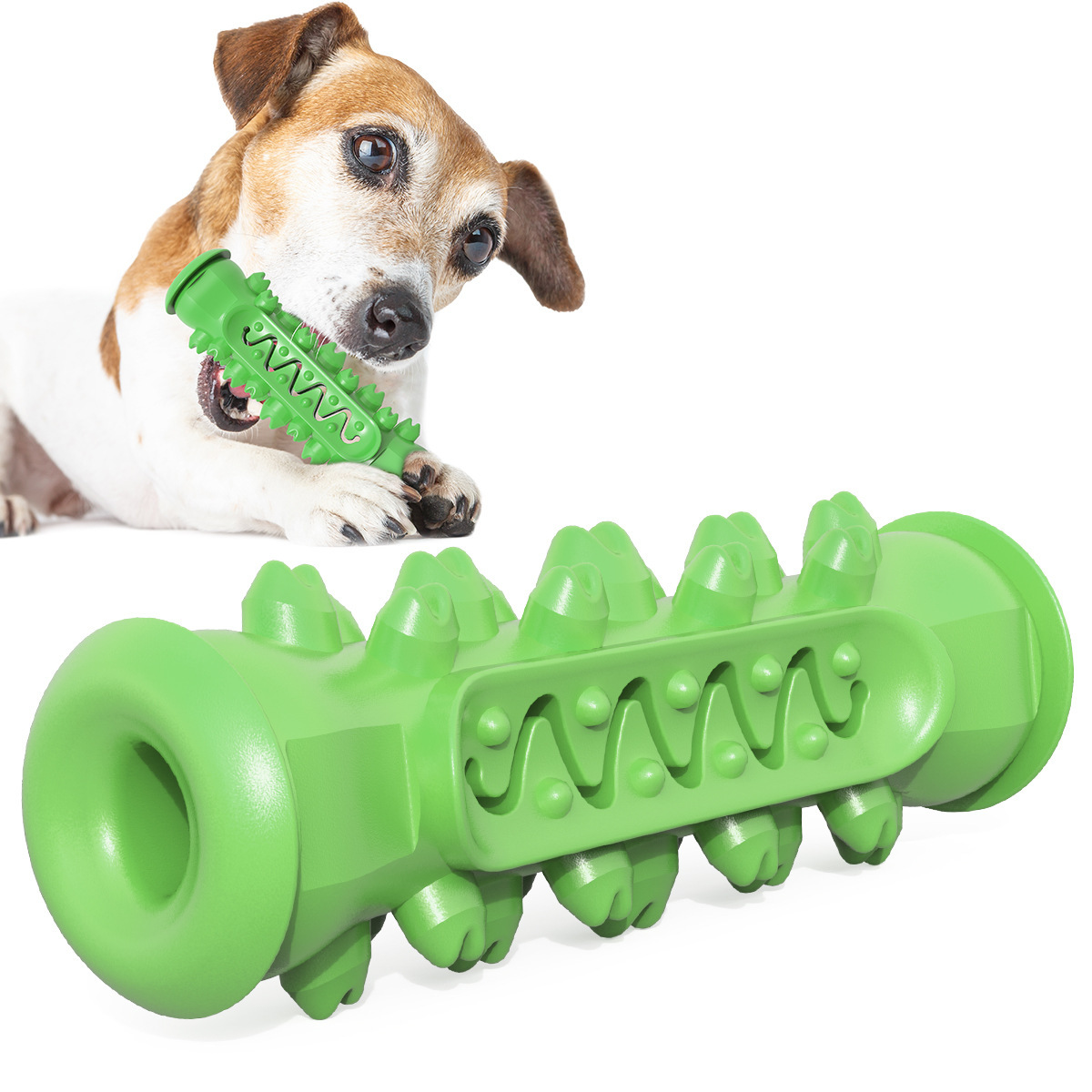 How to wash dog toys TPR dental chew toy cleaning brush