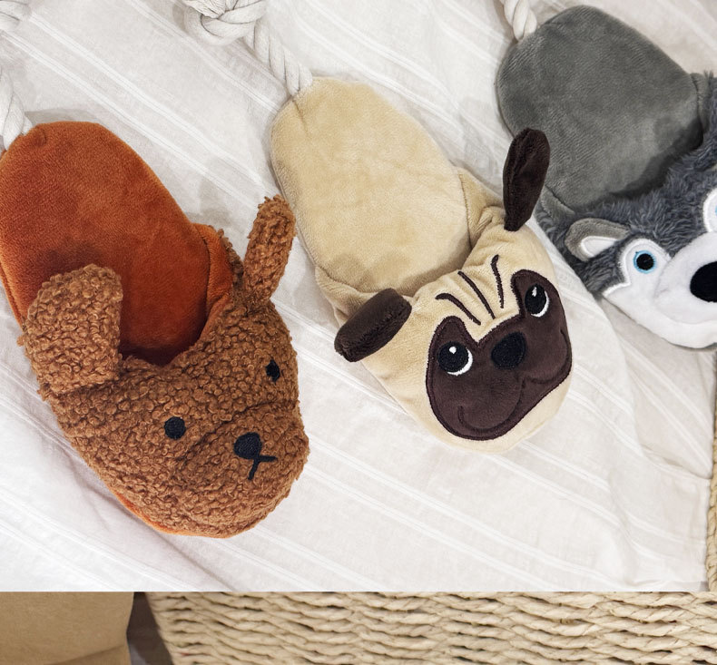 Plush squeaker dog toy packing contents