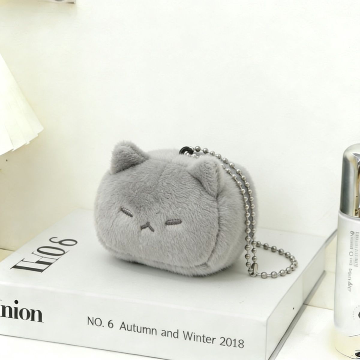 Colgante de gato de peluche de 10 cm | GATOKOOL