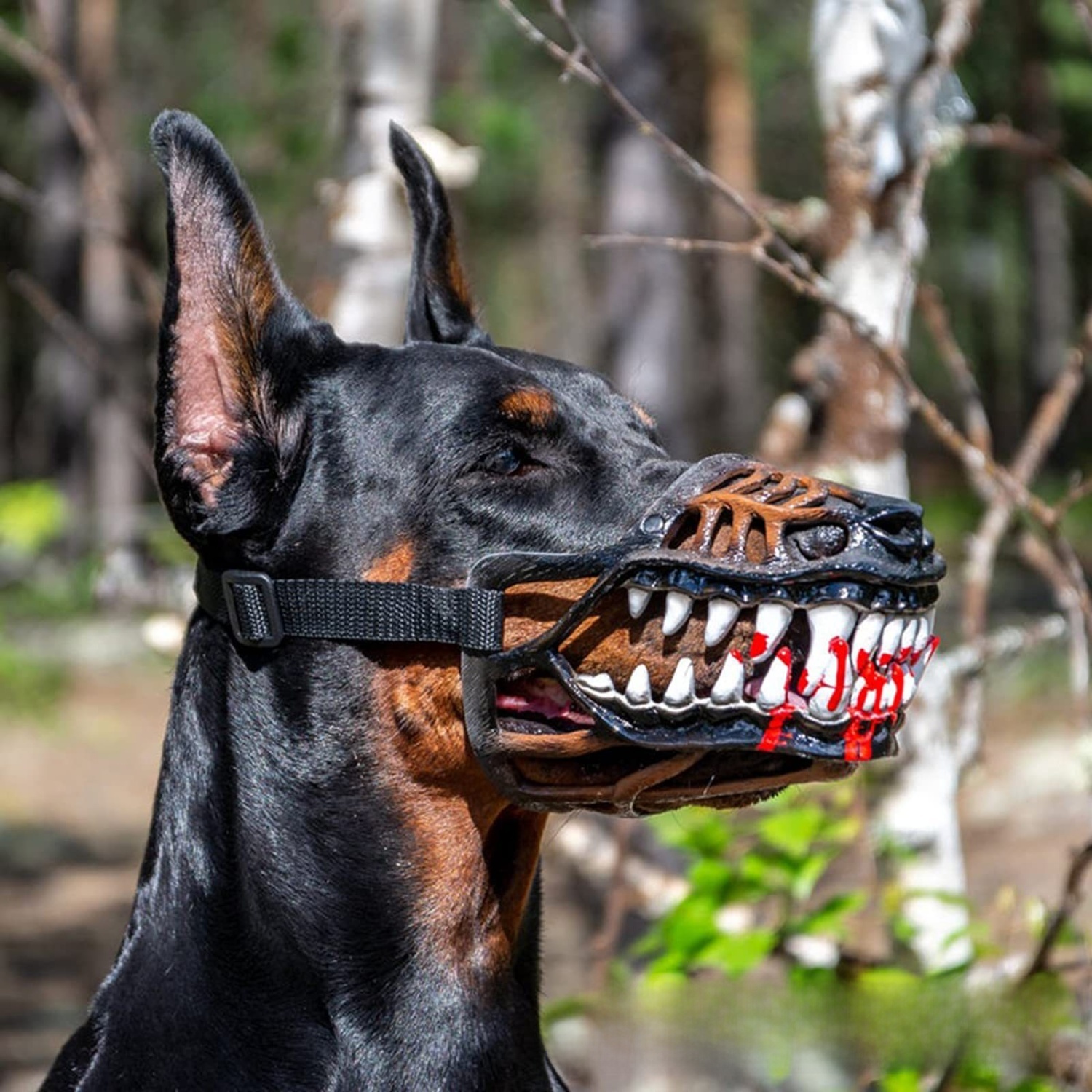 Halloween Pet Dinosaur Mouth Mask - product details