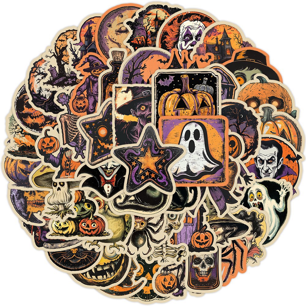 Halloween Decorative Stickers - PVC - product details