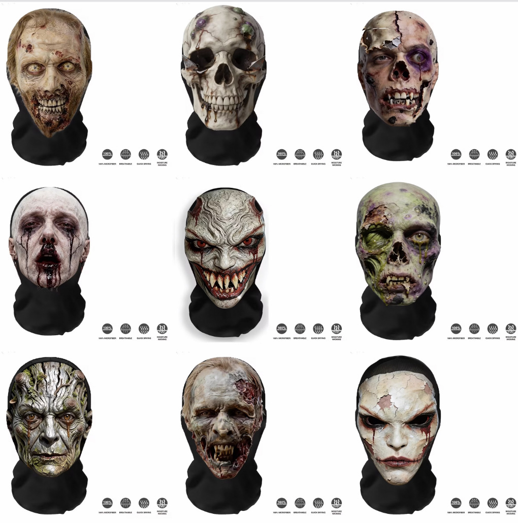 Halloween Mesh Costume Masks - product details