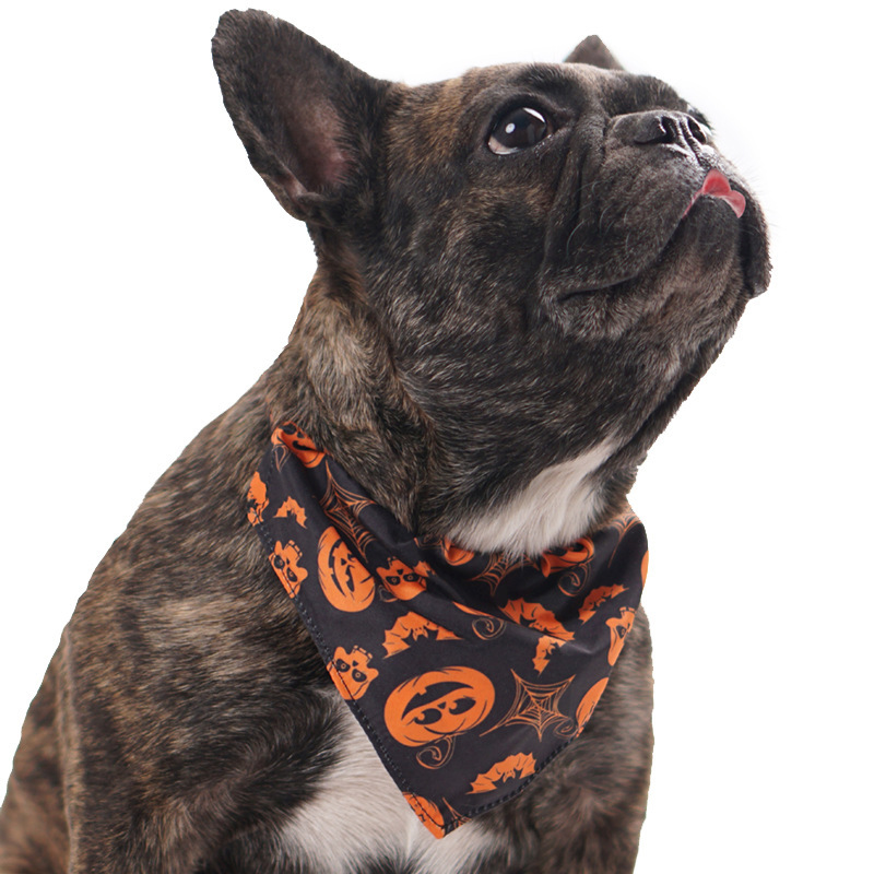Halloween Pet Bandana Collar - Adjustable - Cloth - product details