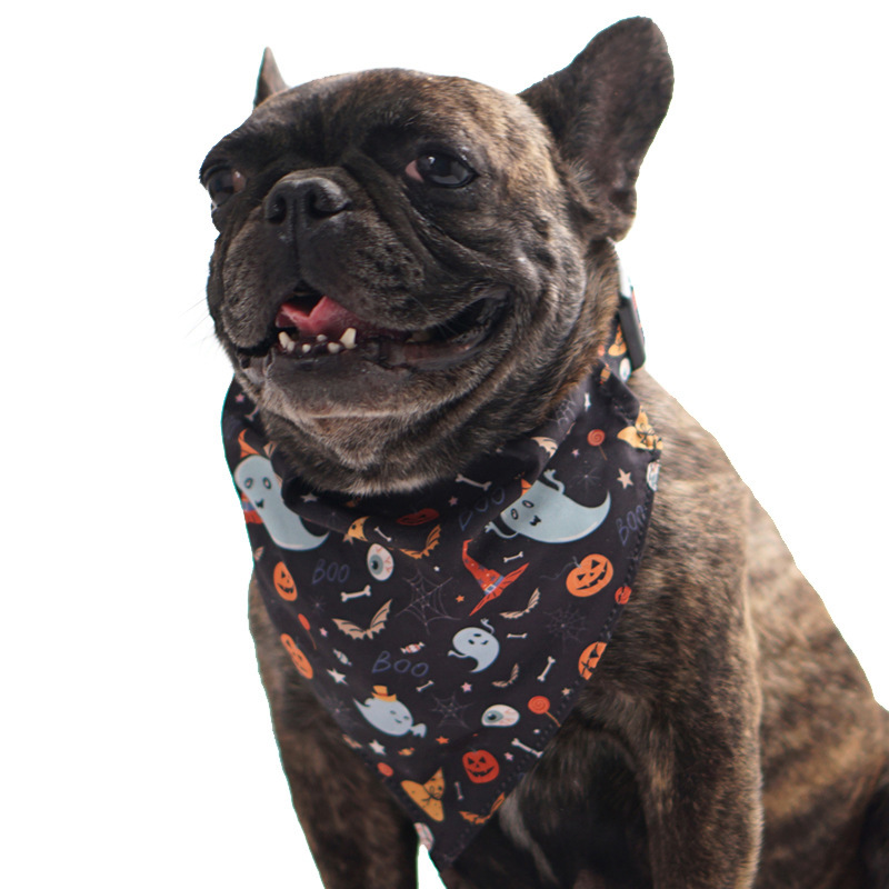 Halloween Pet Bandana Collar - Adjustable - Cloth - product details