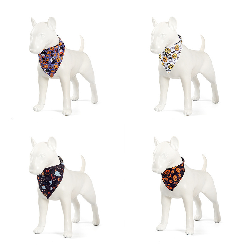 Halloween Pet Bandana Collar - Adjustable - Cloth - product details