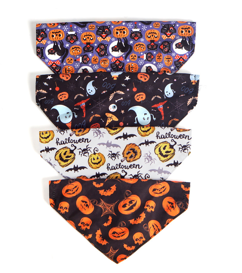 Halloween Pet Bandana Collar - Adjustable - Cloth - product details