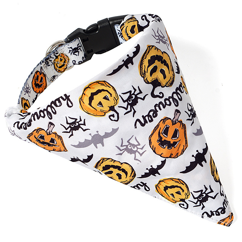 Halloween Pet Bandana Collar - Adjustable - Cloth - product details