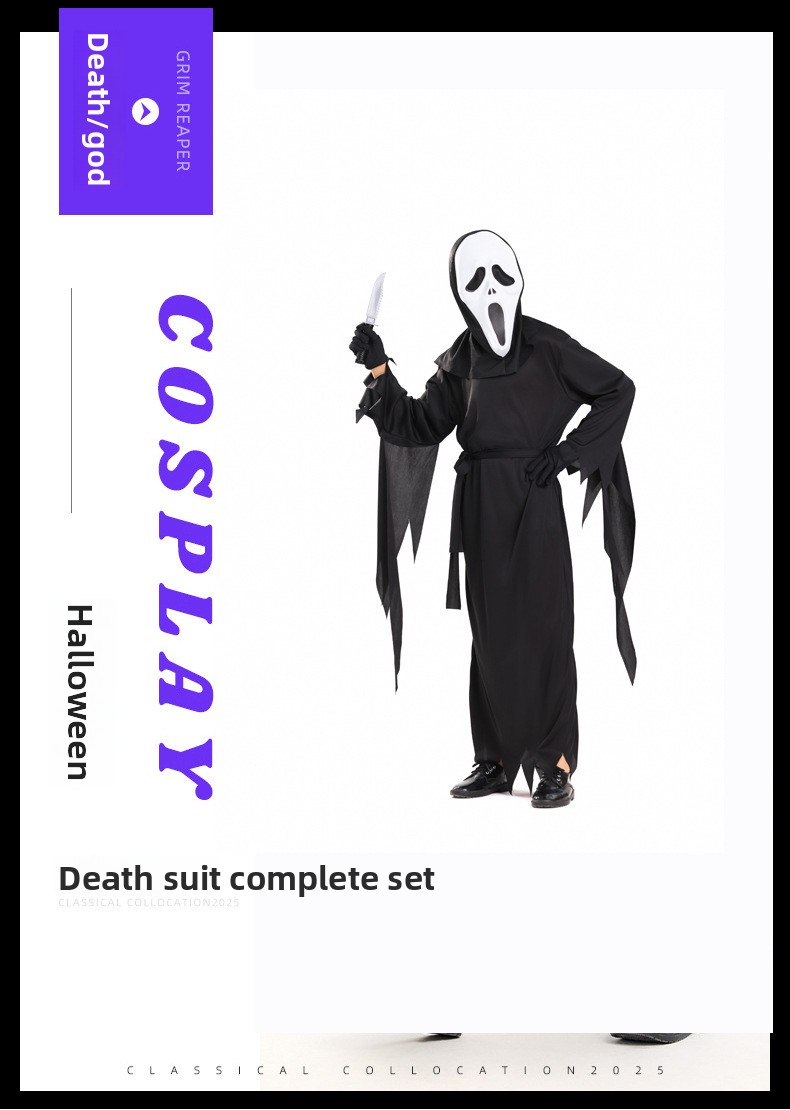 Halloween Glow-in-the-Dark Cosplay Costume - product details
