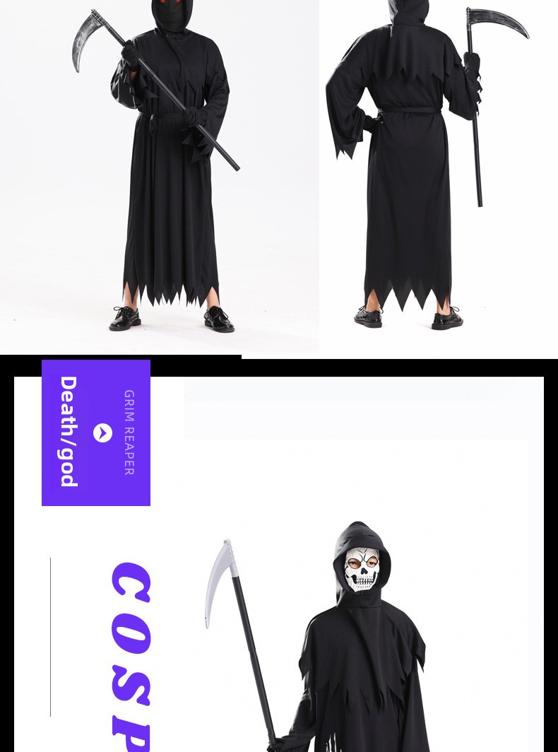 Halloween Glow-in-the-Dark Cosplay Costume - product details