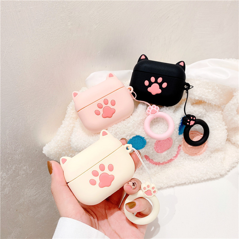 Funda de silicona para AirPods con patita de gato | GATOKOOL