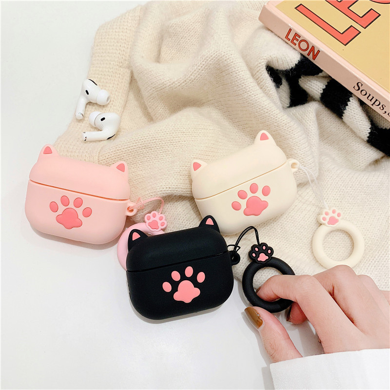 Funda de silicona para AirPods con patita de gato | GATOKOOL