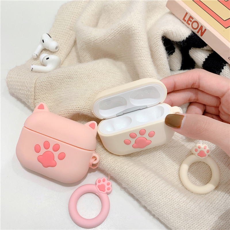 Funda de silicona para AirPods con patita de gato | GATOKOOL