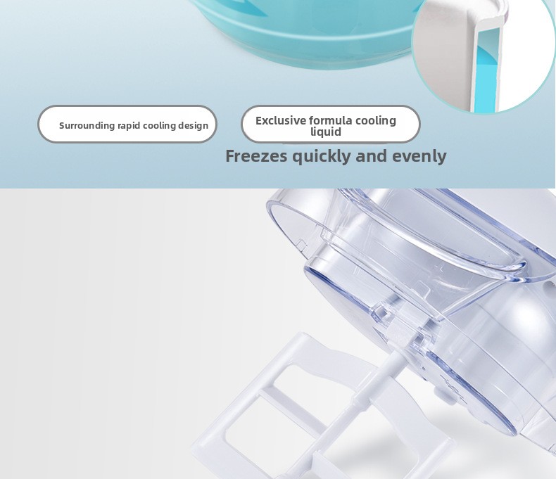 Mini Electric Ice Cream Maker — 500 ml Compact Soft-Serve Maker for Home, 15 W