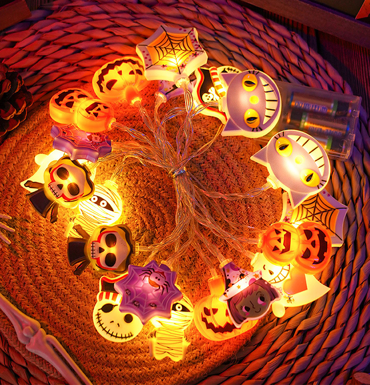Halloween LED String Lights Pumpkin Ghost Decor - product details