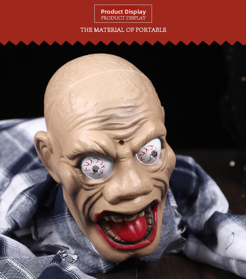 Halloween Sound-Activated Crawling Ghost Decoration - product details
