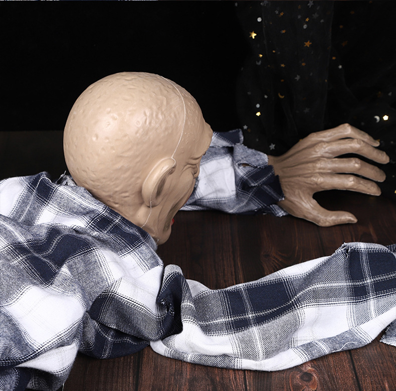 Halloween Sound-Activated Crawling Ghost Decoration - product details