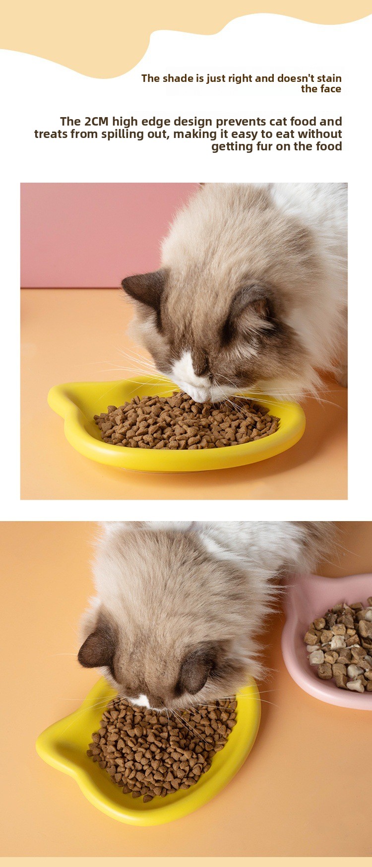Plato para gatos para comida húmeda y premios: imagen adicional