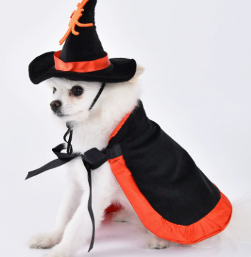 Funny Pet Halloween Costume Dress - Polyester - product details
