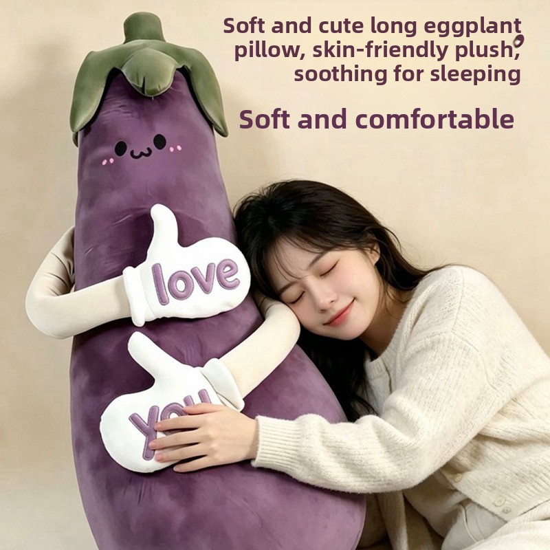 Cartoon Plush Sleep Pillow with Patting Function