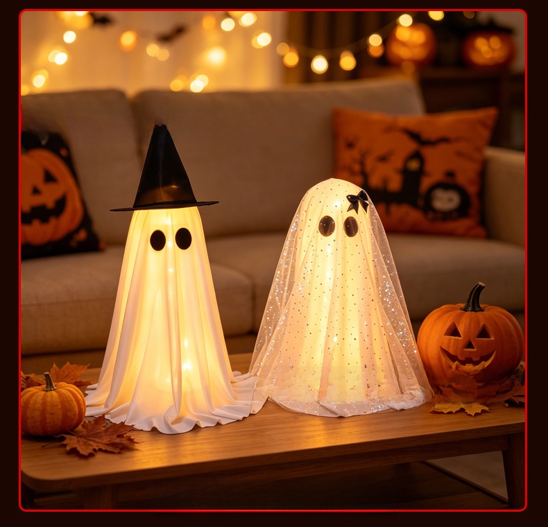 Halloween LED Standing Ghost Couple Window Decoration - product details