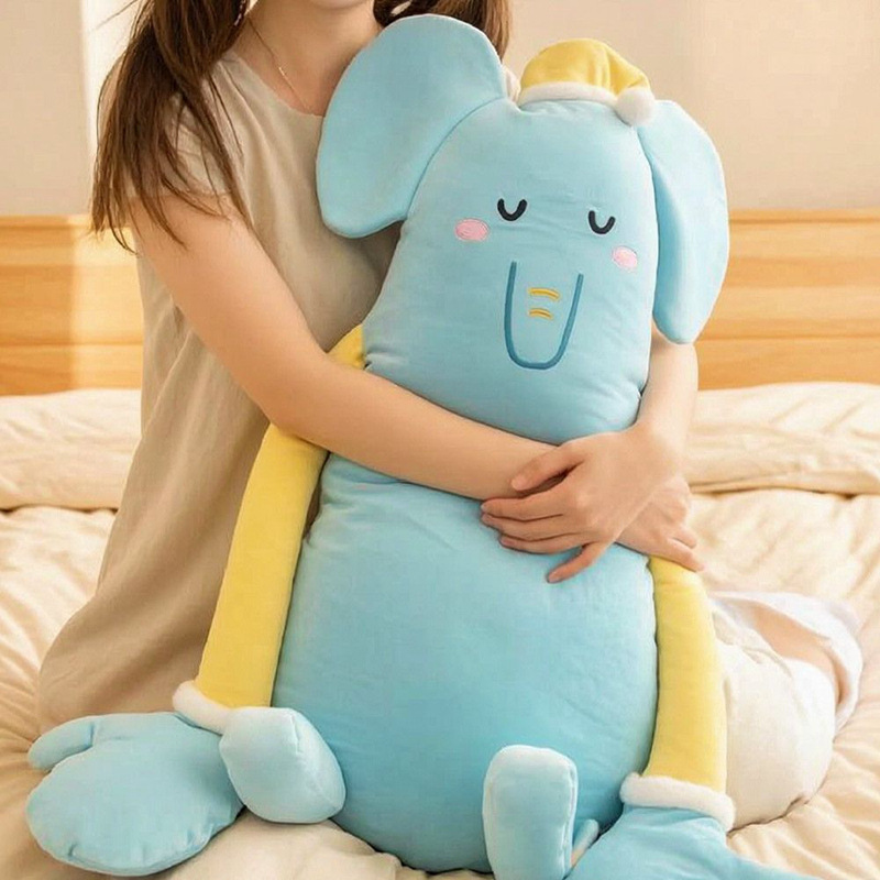 Cartoon Plush Sleep Pillow with Patting Function