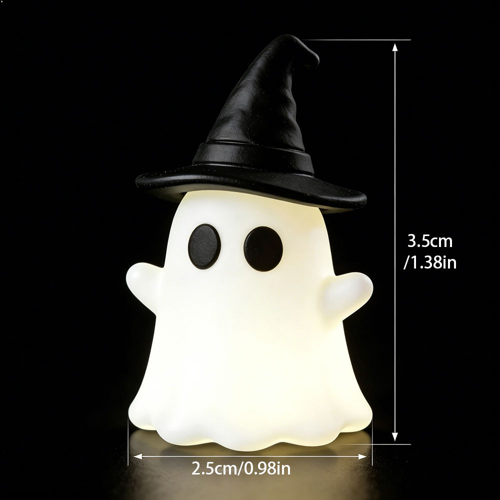 Glowing Halloween Ghost Desktop Ornament - PVC - product details