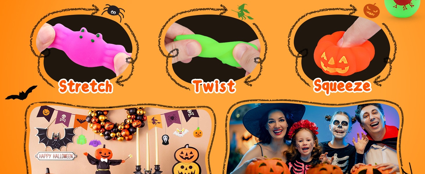 Halloween Soft Rice Dumpling Toy - TPR - product details