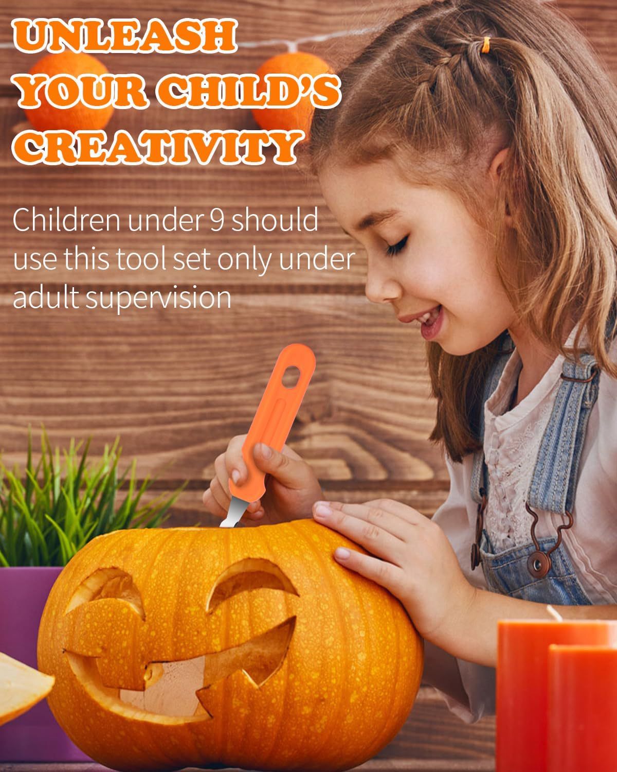 Halloween Pumpkin Carving Tool Set - product details