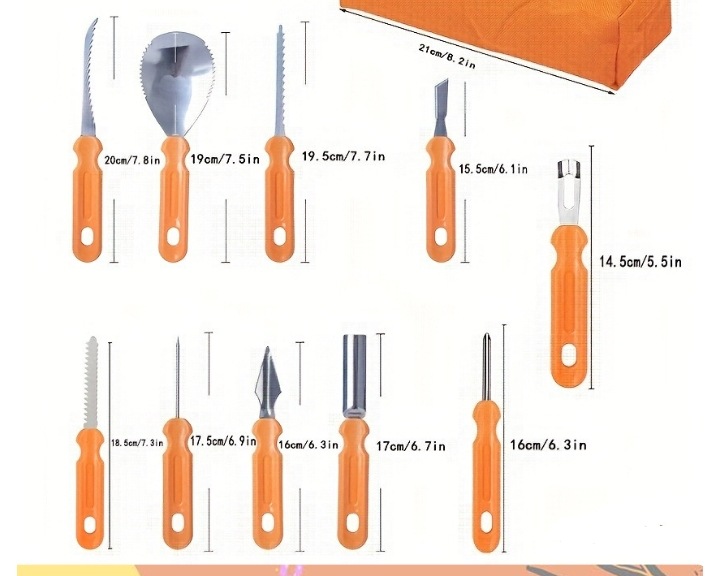 Halloween Pumpkin Carving Tool Set - product details