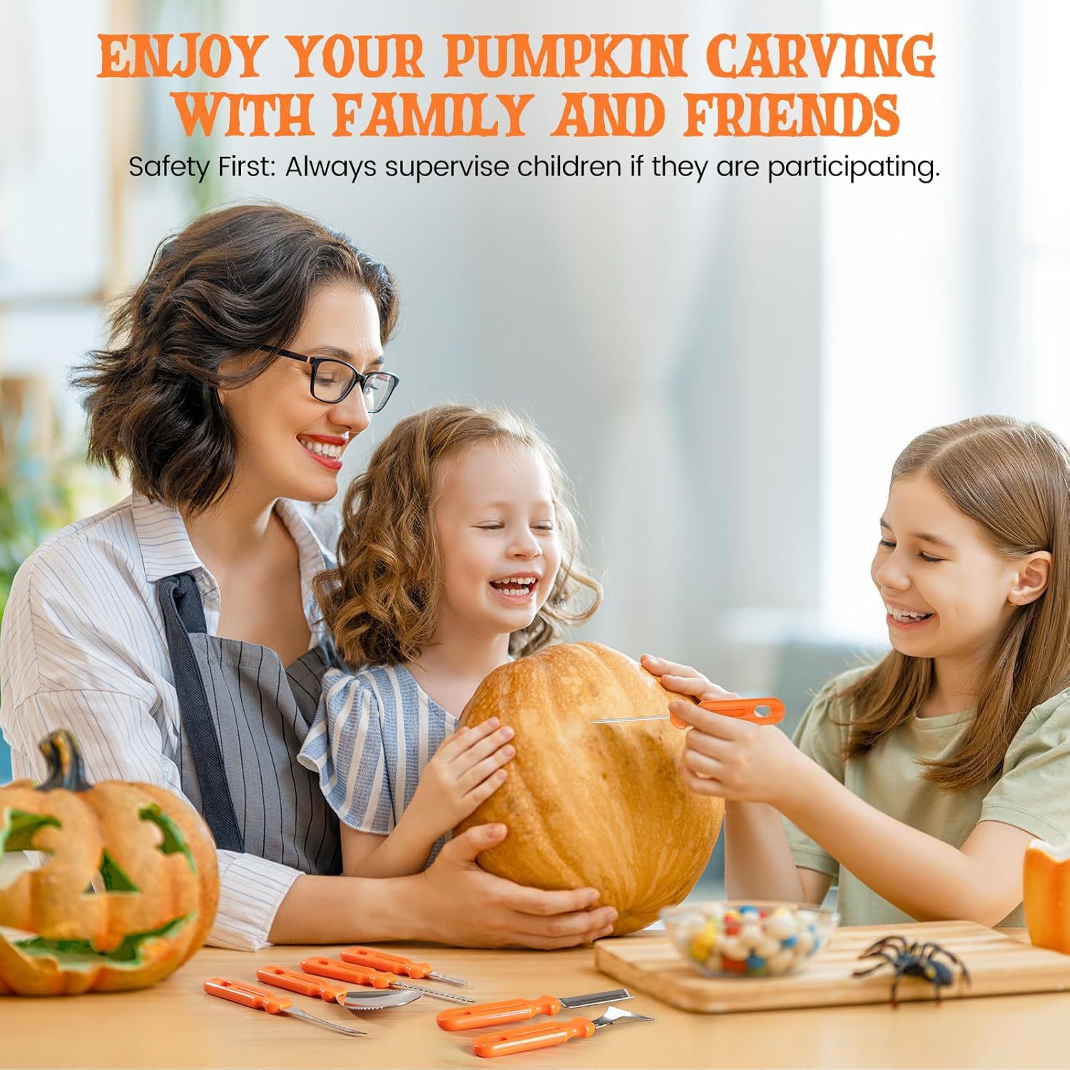Halloween Pumpkin Carving Tool Set - product details