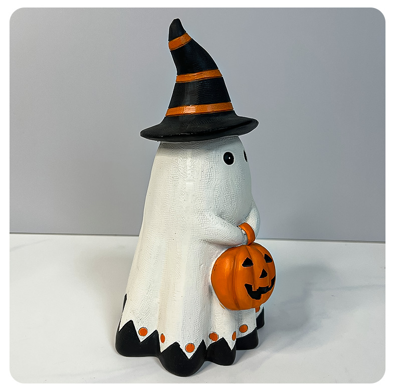 Halloween Ghost Pumpkin Resin Decorations - product details