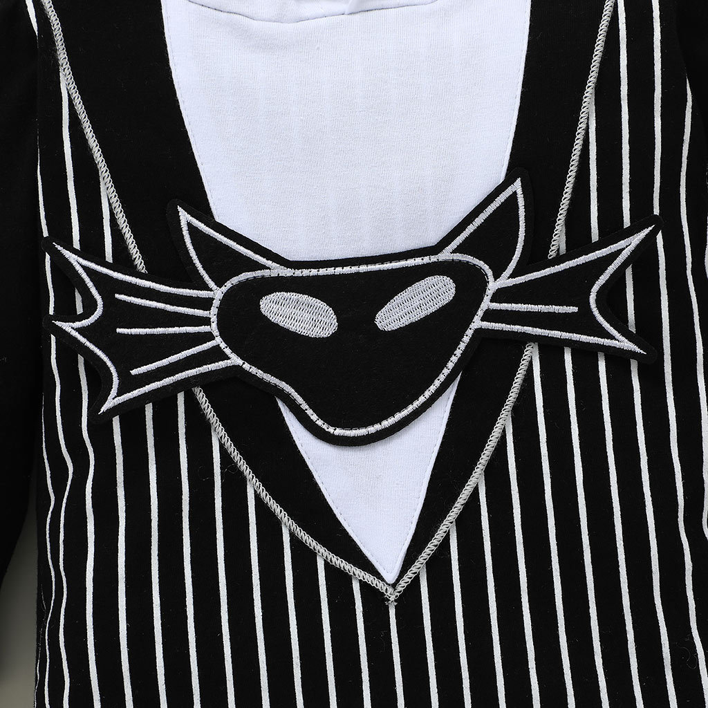 Baby Halloween Skeleton Hooded Jumpsuit - product details