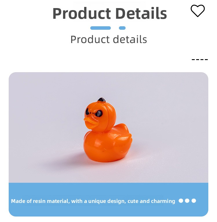 Halloween Duck Ornaments - Resin - product details