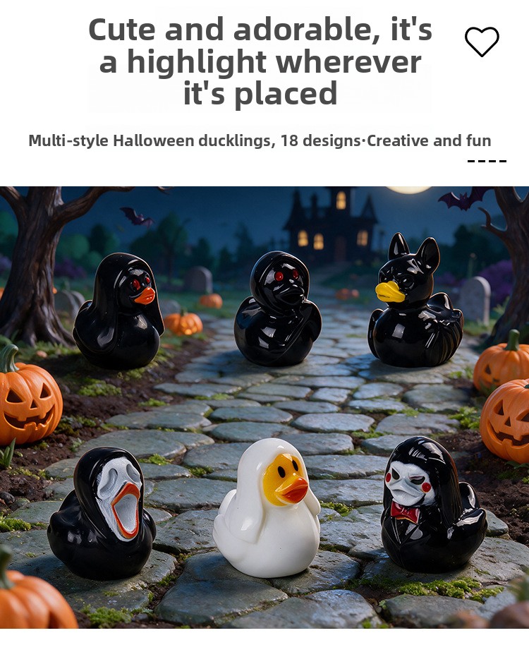 Halloween Duck Ornaments - Resin - product details