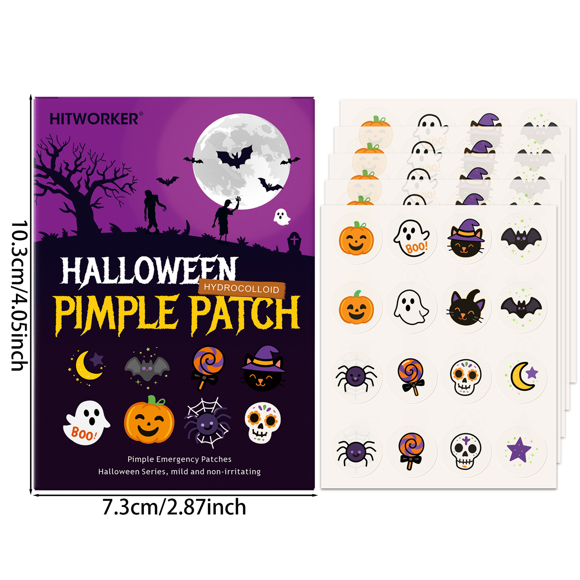 Halloween Makeup Stickers - product details
