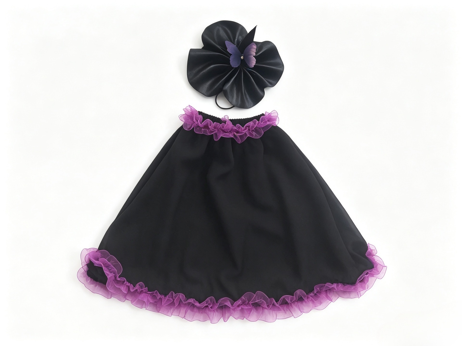 Halloween Porch Goose Costume - Black and Purple - Cloth - product details