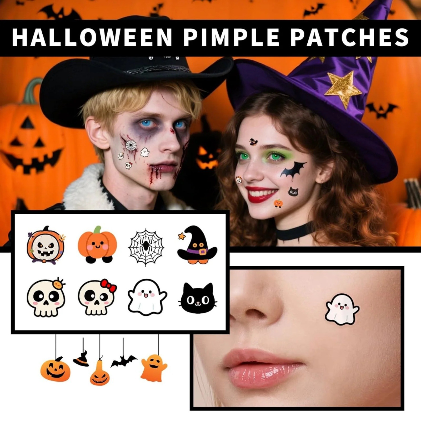 Halloween Makeup Stickers - product details