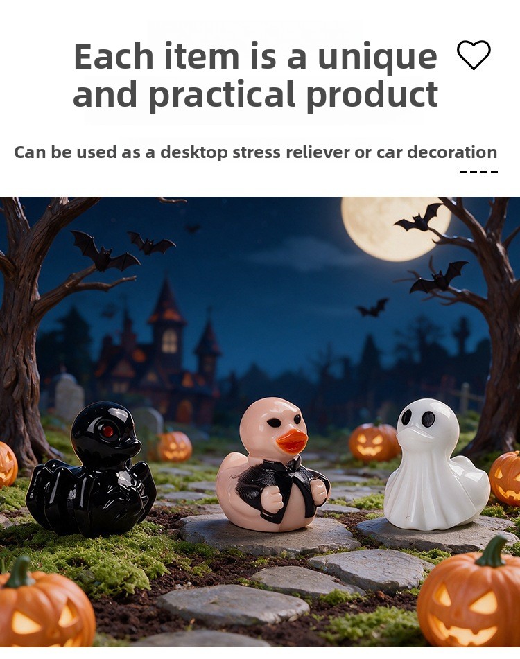 Halloween Duck Figurine Ornaments - Resin - product details