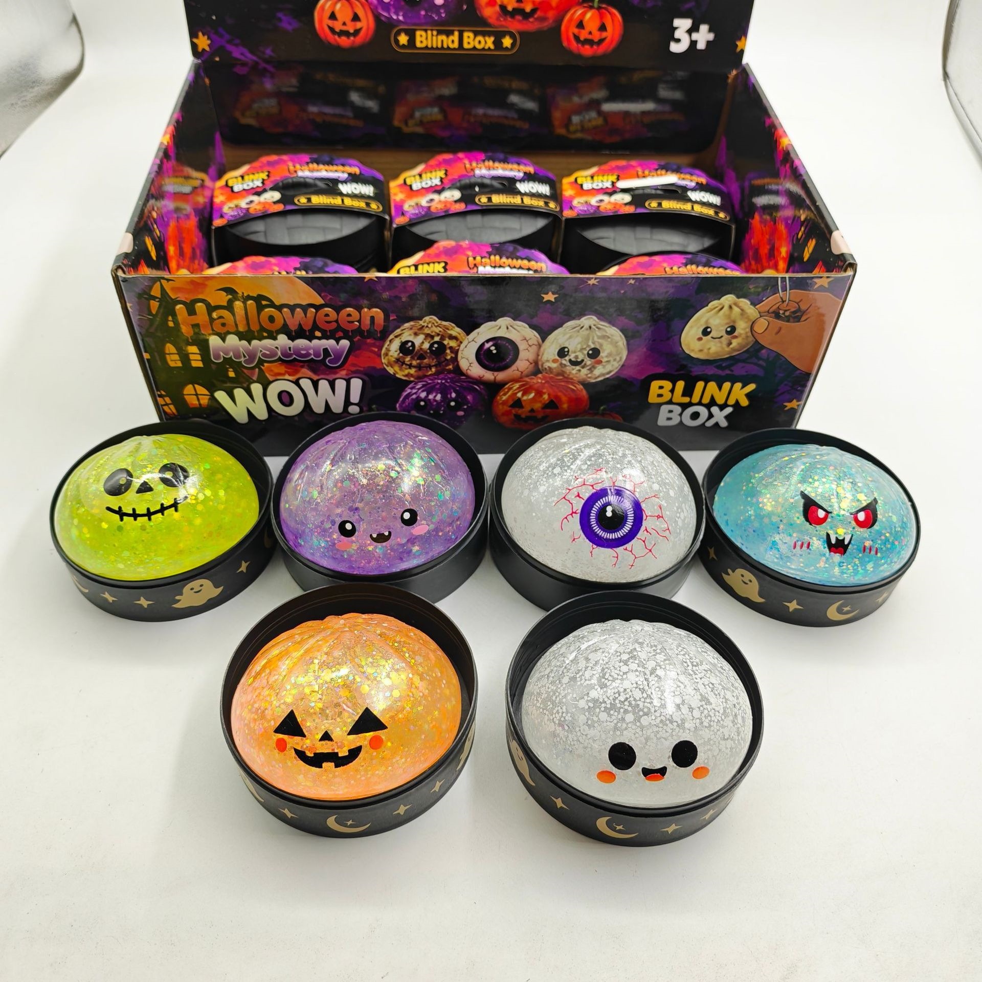 Halloween Ghost Squeeze Fidget Toy - TPR - product details